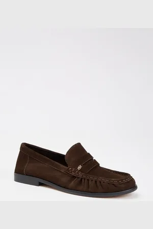 Dune Grisella loafer van suède