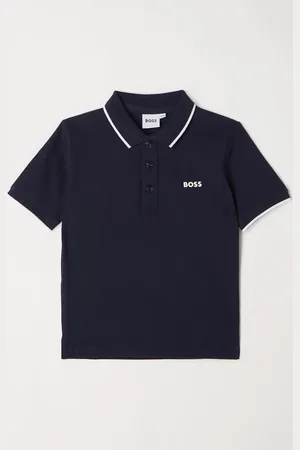 HUGO BOSS Polo van piqué katoen met logo