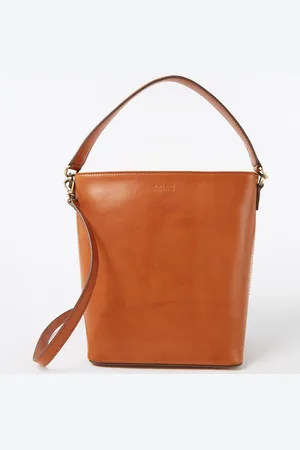 O My Bag Bobbi Bucket schoudertas van leer