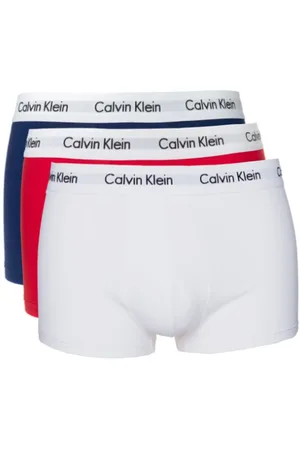 Calvin Klein Boxershorts low rise -wit-blauw