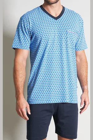 Götzburg Shortama V-hals met print