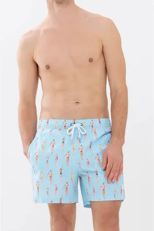 Mey Zwemshort Swimmers blue