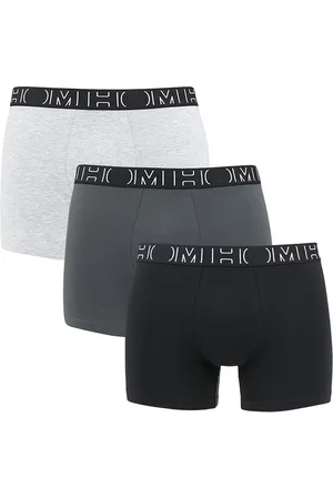Hom Boxershorts Long Patrick 3-Pack -zwart