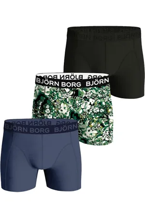 Björn Borg Boxershorts 3-pack cotton stretch blauw