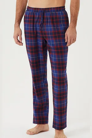 Björn Borg Pyjamabroek flanel -rood geruit