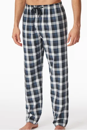 Schiesser Pyjamabroek blauwe ruit