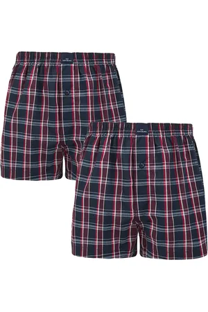 Götzburg Boxers Clubhouse 2-pack geruit rood