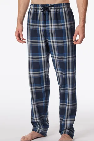 Schiesser Pyjamabroek blauwe ruit