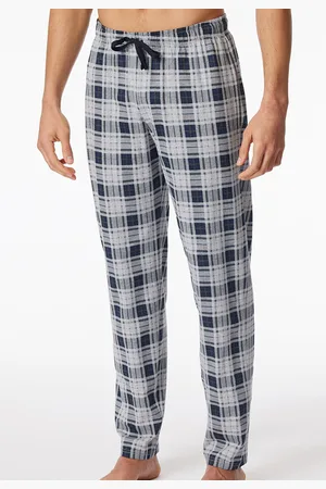 Schiesser Pyjamabroek jersey met ruitje