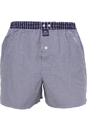 McAlson Mc Alson Boxer Gingham navy blue