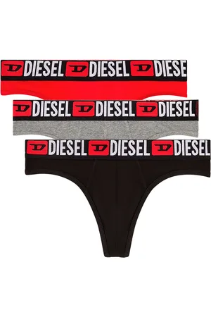 Diesel Herenstring Rick zwart-rood-grijs