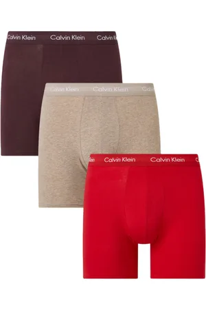 Calvin Klein Boxershorts long 3-pack -bruin