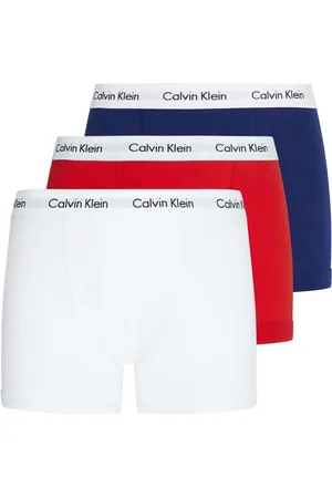 Calvin Klein Boxershorts 3-pack -wit-blauw