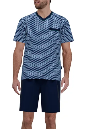 Götzburg Shortama V-hals met print