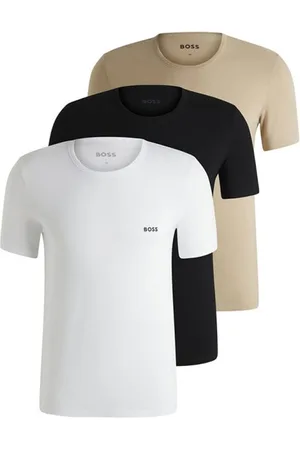 HUGO BOSS Hugo T-shirt Classic 3-pack beige-zwart-+wit