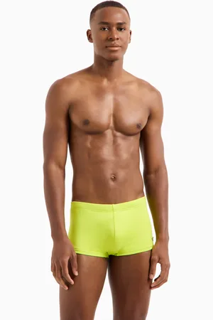 Emporio Armani Zwemboxer met klein logo lime