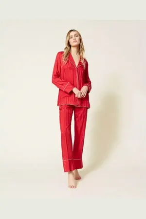 Twin-Set Jacquard satijnen pyjama L