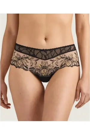 Aubade Tanga Shorty St-Tropez QF70 Marron 2