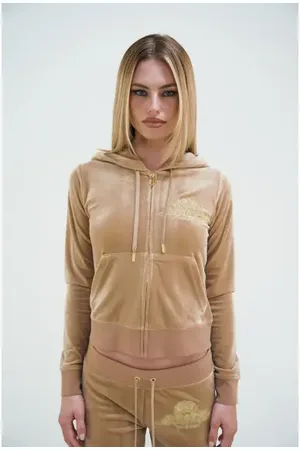 Juicy Couture Rec arch geborduurd logo hoodie with pants S/XS