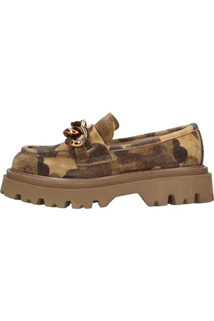 Casadei Lage Schoenen Militair