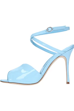Manolo Blahnik Lichtblauwe Sandalen