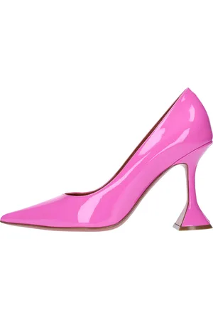 Amina Muaddi Roze Schoenen met Hak