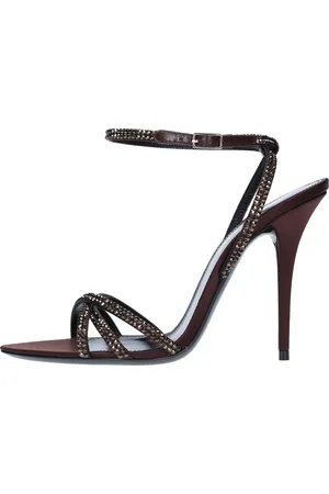 Saint Laurent Sandalen Bruin