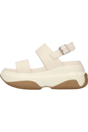 Liu Jo Creme sandalen