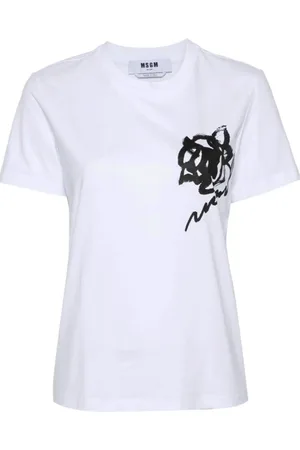Msgm Wit T-shirt en polo