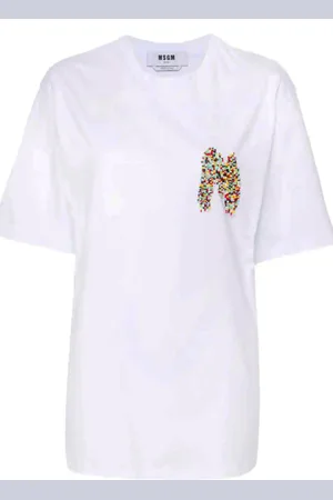 Msgm Wit T-shirt en polo