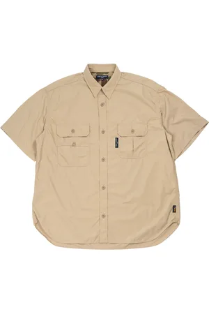 Comme des Garçons Beige nylonhemd