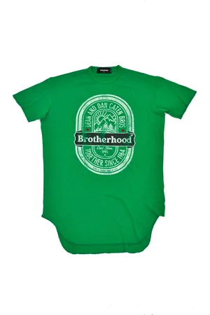 Dsquared2 2 Groen T-shirt voor heren, grafische print Mod.S71GD0593S22620639