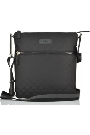 Gucci Zwarte messengertas voor heren GG canvas stof mod. 449184 G1XHN 8615