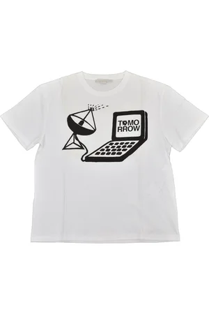 Stella McCartney Wit T-shirt voor heren, katoenprint Mod.MN0453010SIP049000