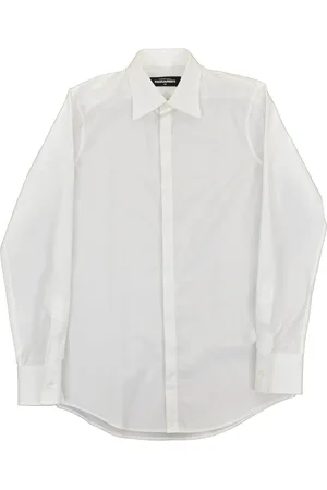Dsquared2 2 Wit overhemd voor heren, op maat gemaakt Mod.S74DL0993S36275100