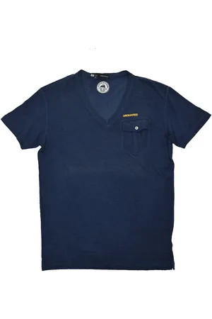 Dsquared2 2 Blauw T-shirt voor heren, logo Mod.S74GC0842S20696477