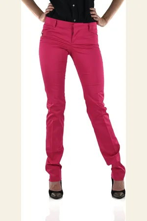 Dsquared2 2 Fuchsia Broek Dames Katoen Knopen Mod.Mod.S72KA0429S40221055