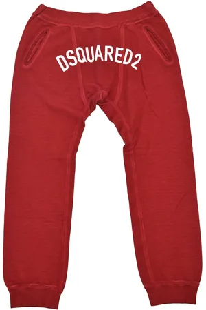 Dsquared2 2 Rode trainingsbroek voor heren, katoenprint Mod