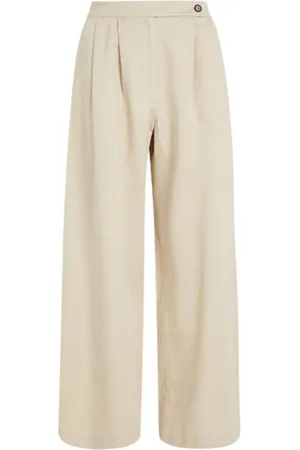Tommy Hilfiger Broek WIJDE LEG CO BLEND PANT