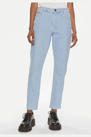 Calvin Klein Jeans MID RISE SLIM ENKEL LICHTBLAUW