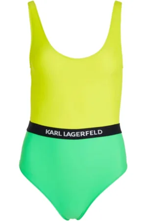 Karl Lagerfeld Badpak KLEURBLOK ZWEMPAK