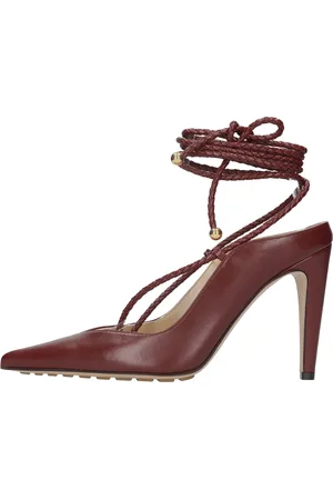 Bottega Veneta Bordeauxrode schoenen met hak