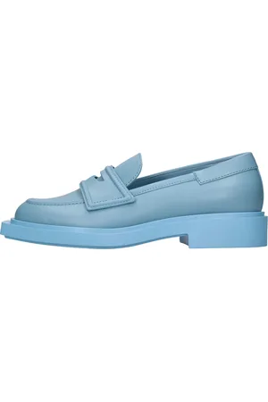 3Juin Lichtblauwe lage schoenen