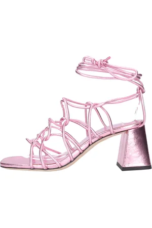 By Far Door verre roze sandalen