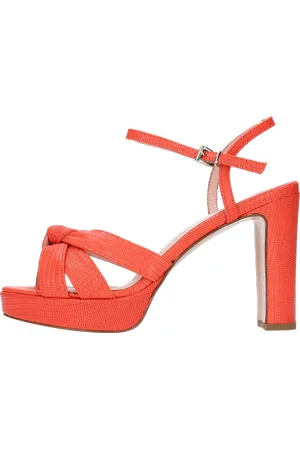 ANNA F. Oranje sandalen