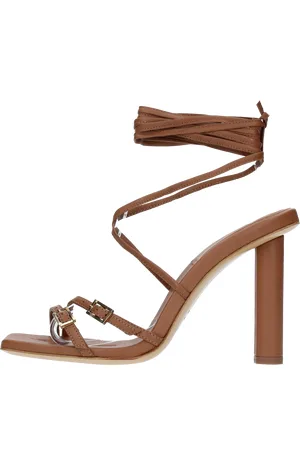 Ilio Smeraldo Bruine sandalen