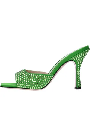 GEDEBE Groene sandalen