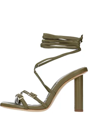 Ilio Smeraldo Groene sandalen