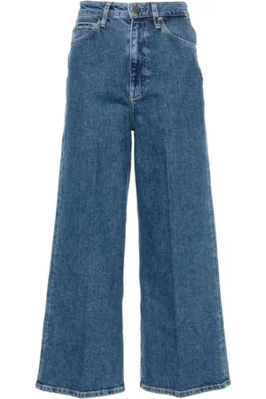 Calvin Klein Jeans HIGH RISE WIDE ENKEL BLAUW