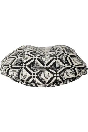 Marine Serre Op maat gemaakte baret met maan diamant